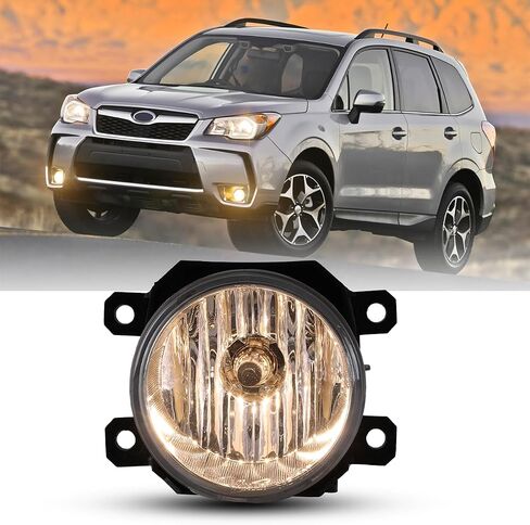 Winjet Fog Lights for 2014-2023 Subaru Forester/ 2018-2023 Subaru Crosstrek/ 2015-2021 Subaru WRX/ 2017-2023 Subaru Impreza Sedan/WAGON/ 2013-2014 Subaru Legacy(Driver and Passenger-Clear Lens) in Saudi Arabia