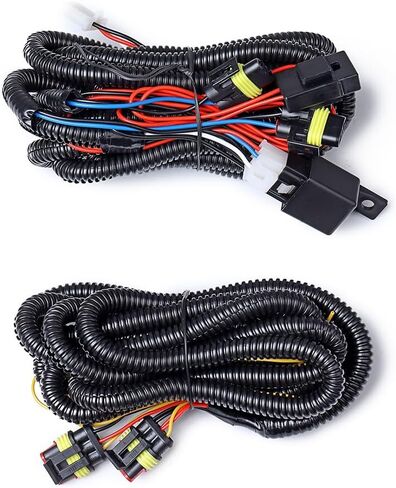 Astra Depot Fog Light with DRL Sequntial Turn Signal Compatible for Silverado 2019-2022 2023 Chevy Silverado 1500 Fog Lamps with H11 Relay Harness Wire Kit Replace for OE 84509651 | 84509652 in Saudi Arabia