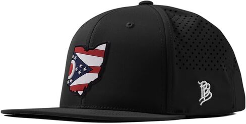 Branded Bills Ohio 17 PVC Flat Performance, Lightweight, Comfortable Baseball Cap in Saudi Arabia