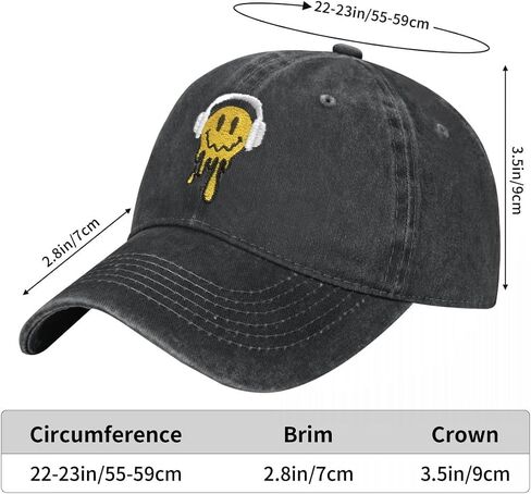 Embroidered Hat for Men Women Cotton Adjustable Baseball Cap Hats Gift in Saudi Arabia