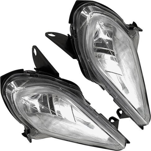 Caltric Left and RIght Head Light Set Compatible with Yamaha Raptor 250 YFM250 2008-2013 / Raptor 350 YFM350 2004-2013 / Wolverine 350 YFM350 2006-2009 / Wolverine 450 YFM450 2006-2010 in Saudi Arabia
