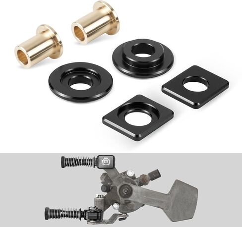 Bevinsee Shifter Cable End Bushing 8mm 8.5mm Compatible With VW MQ250 5 Speed Manual Gearbox Gear Selector Shift Part Number 1K0711761B 1J0711761C Aluminum in Saudi Arabia