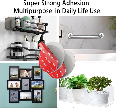 منصات لاصقة مزدوجة الجوانب 3M، استبدال وسادة لاصقة مثبتة على السيارة. شريط تثبيت كاميرا داش 3M. ملصق شريط عالي التحمل للوحة القيادة والاستخدام اليومي. مقاوم للماء، مقاوم للحرارة. سهل الاستخدام، مربعات ودائرية، 6 قطع in Kuwait