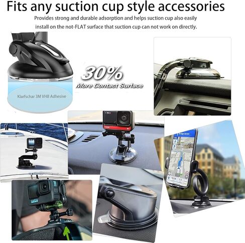 منصات لاصقة مزدوجة الجوانب 3M، استبدال وسادة لاصقة مثبتة على السيارة. شريط تثبيت كاميرا داش 3M. ملصق شريط عالي التحمل للوحة القيادة والاستخدام اليومي. مقاوم للماء، مقاوم للحرارة. سهل الاستخدام، مربعات ودائرية، 6 قطع in Kuwait