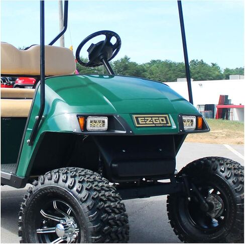 10L0L Headlights and Tail Light Kit for EZGO RXV 2008-2015 Golf Cart, with Turn Signal Switch Horn Button, Blinker & Brake Light Switch Pad in Kuwait