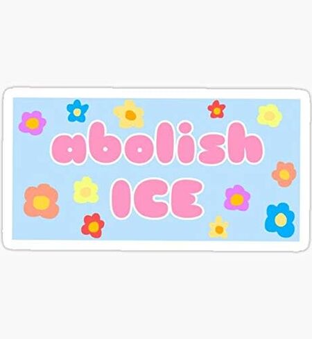 إلغاء ICE - ملصق الرسم - السيارات، الجدار، الكمبيوتر المحمول، الخلية، ملصق الشاحنة للنوافذ، السيارات، الشاحنات in Saudi Arabia