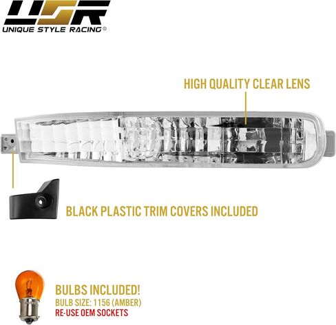 USR 92-93 Accord Tail Lights - JDM Style Red/Clear Rear Tail Lamps Set (Left + Right) Compatible with 1992-1993 Honda Accord Sedan (4 Pieces, Inner + Out) in Saudi Arabia