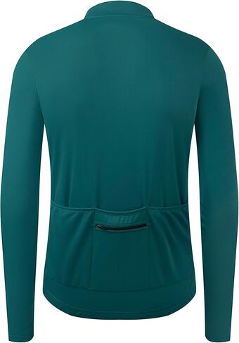 Men's Cycling Jersey Long Sleeves Bike Jersey 1/3 Zipper Solid Color Club Fit, Biking Cycling Shirt Zipper Pocket in Saudi Arabia