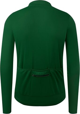 Men's Cycling Jersey Long Sleeves Bike Jersey 1/3 Zipper Solid Color Club Fit, Biking Cycling Shirt Zipper Pocket in Saudi Arabia