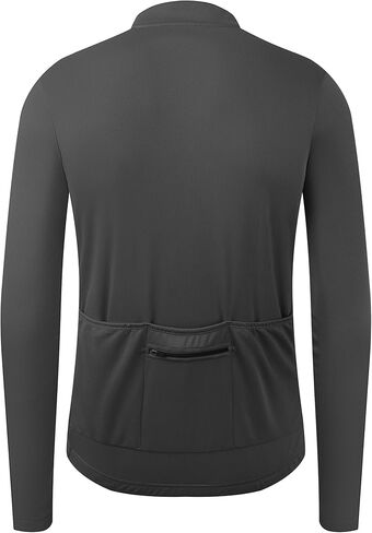 Men's Cycling Jersey Long Sleeves Bike Jersey 1/3 Zipper Solid Color Club Fit, Biking Cycling Shirt Zipper Pocket in Saudi Arabia