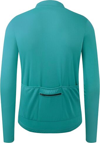 Men's Cycling Jersey Long Sleeves Bike Jersey 1/3 Zipper Solid Color Club Fit, Biking Cycling Shirt Zipper Pocket in Saudi Arabia