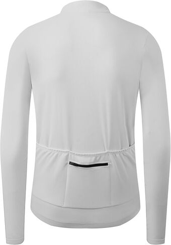 Men's Cycling Jersey Long Sleeves Bike Jersey 1/3 Zipper Solid Color Club Fit, Biking Cycling Shirt Zipper Pocket in Saudi Arabia
