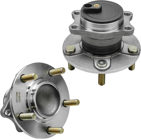 Detroit Axle - 2WD Wheel Bearings for 2008-2015 Mitsubishi Lancer 2008-2013 Outlander 2011-2012 Outlander Sport 2 Front Wheel Bearings Assembly 2 Rear Wheel Bearing Hubs Assembly Replacement - 4pc Set in Saudi Arabia