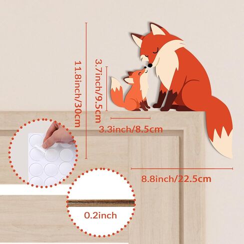 COLOR VALLEY ART Cardinal Door Topper Wall Decor, Wooden Branch Design, 9.8 x 9 inches, Hummingbird Corner Frame Decoration (2Pcs Hummingbirds) in Kuwait