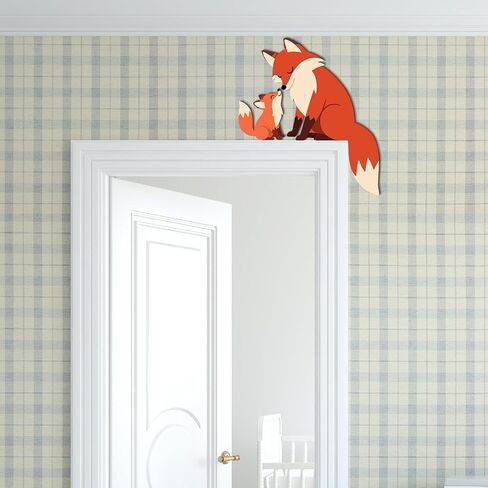 COLOR VALLEY ART Cardinal Door Topper Wall Decor, Wooden Branch Design, 9.8 x 9 inches, Hummingbird Corner Frame Decoration (2Pcs Hummingbirds) in Kuwait