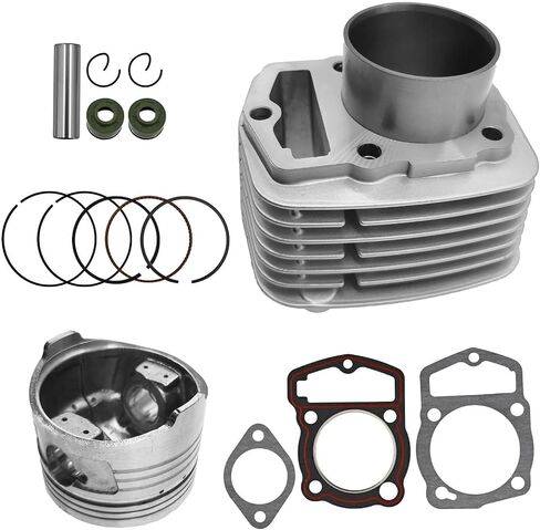 طقم إعادة بناء الطرف العلوي 63 مم حشية مكبس الأسطوانة لهوندا XR200R 1981-2002، XR200 1980-1984، XL200R TLR200 - طقم إعادة بناء المحرك in Saudi Arabia