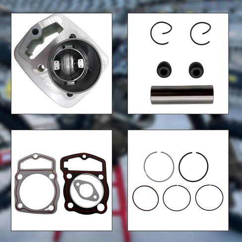 طقم إعادة بناء الطرف العلوي 63 مم حشية مكبس الأسطوانة لهوندا XR200R 1981-2002، XR200 1980-1984، XL200R TLR200 - طقم إعادة بناء المحرك in Saudi Arabia