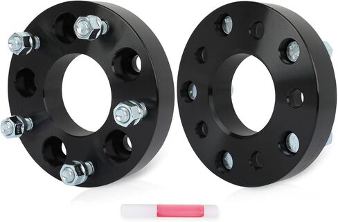 ECCPP 2 PCS 5x5 to 5x5.5 Wheel Adapters Lug Centric 1.25" 5 Lug 1/2 78.3mm hub for Chevrolet Astro 1985-2002| for Jeep Wrangler 2007-2018 for Jeep Grand Cherokee 1999-2010 in Saudi Arabia