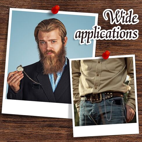 PH PandaHall ساعة الجيب حافظة ساعة السفر حقيبة ريترو ستايل ساعة منظم الحقيبة ساعة الجيب صندوق عرض بو الجلود ساعة كم غطاء ساعة حقيبة خصر صغيرة مع سلسلة للأب 3.1x2.6in in Kuwait