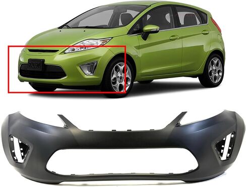 FitParts متوافق مع غطاء المصد الأمامي Ford Fiesta 2011-2013. جديد، معبأ. تناسب الطرازات الأساسية فقط FO1000662 AE8Z-17D957AAPTM in Saudi Arabia