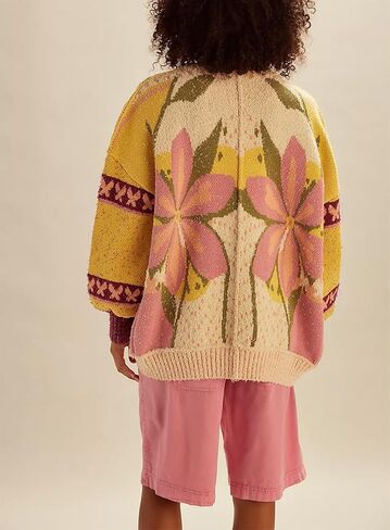 Cardigan Sweaters for Women Button Down Shawl Collar Oversized Sweater Coats Y2k Print Cardigans Fall Fashion in Kuwait