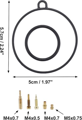 X AUTOHAUX 1 Set Carburetor Repair Rebuild Repair Parts Replacement for Honda ATC70 1978-1985 in Saudi Arabia