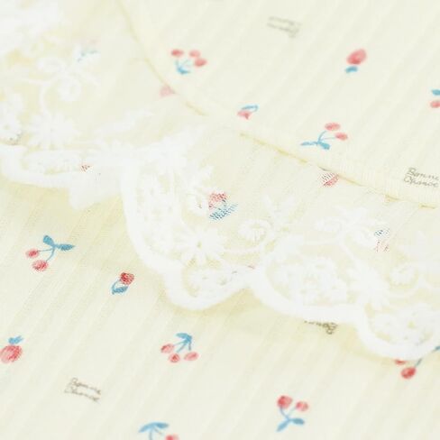 KISBINI الفتيات الصغيرات القطن قمصان النوم الفراولة طويلة الأكمام الأميرة بيجامة فستان لطيف للفتيات in Kuwait