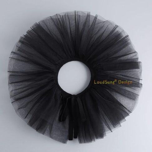 LoudSung Colorful Exaggerated Clown Puff Collar Shawl Mesh Neck Ornament Stage Performance Accessories in Saudi Arabia