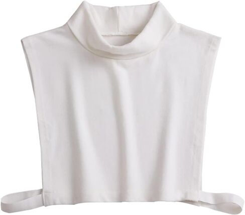 LoudSung Fake Collar Detachable Half Shirt Blouse Elegant False Collar for Women Girls in Saudi Arabia