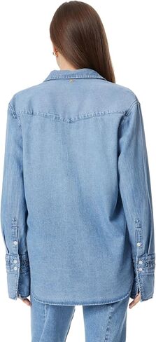 Sam Edelman Women's Wrenly Button Down Shirt with Chest Pockets Standard in Saudi Arabia