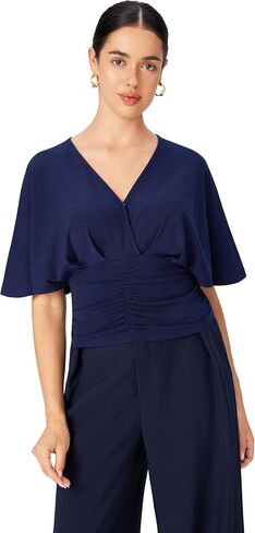 CIDER Peplum Tops for Women Trendy V Neck Cute Going Out Shirt Casual Slim Fit Early Fall Fashion in Saudi Arabia