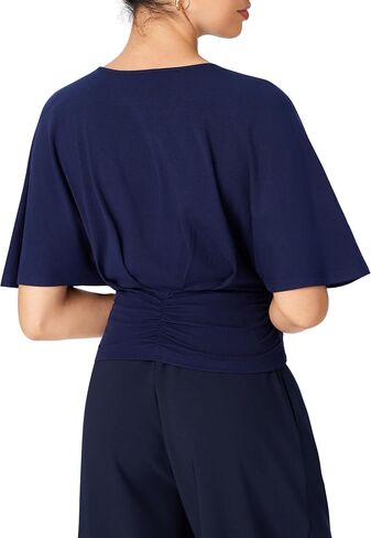 CIDER Peplum Tops for Women Trendy V Neck Cute Going Out Shirt Casual Slim Fit Early Fall Fashion in Saudi Arabia