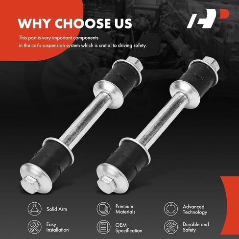 A-Premium 2 x Front Sway Bar Links Stabilizer Bar Links, Compatible with Toyota 4Runner 1984-1989, Pickup 1979-1995 in Saudi Arabia