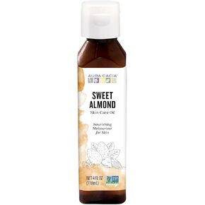 Aura Cacia Sweet Almond Skin Care Oil, 16-Ounce, Natural Source of Skin-Nourishing Fatty Acids & Lipids, No Paraben in Kuwait