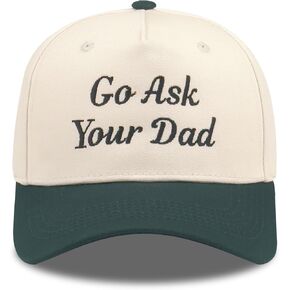 Funny Embroidered Baseball Cap for Men Women Gifts, Adjustable Cotton Trucker Hat with Sayings, Casual Unisex Cap in Kuwait