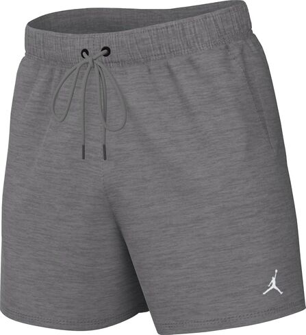 Jordan Brooklyn Fleece Men's Shorts (Shown: Carbon Heather/White, FV7285-091) Size Medium in Saudi Arabia
