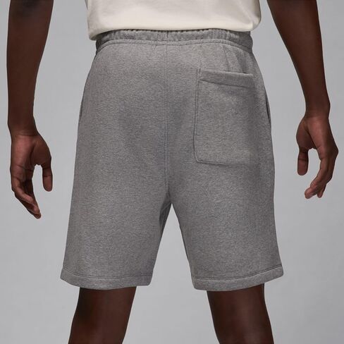 Jordan Brooklyn Fleece Men's Shorts (Shown: Carbon Heather/White, FV7285-091) Size Medium in Saudi Arabia