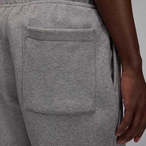 Jordan Brooklyn Fleece Men's Shorts (Shown: Carbon Heather/White, FV7285-091) Size Medium in Saudi Arabia