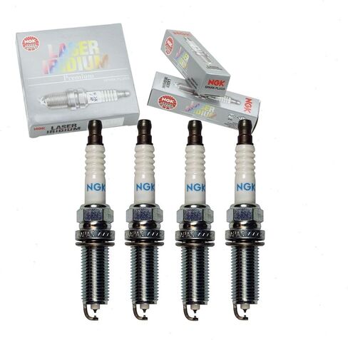 4 pc NGK Laser Iridium Spark Plugs compatible with Honda CR-V 2.4L L4 2015-2019 in Saudi Arabia