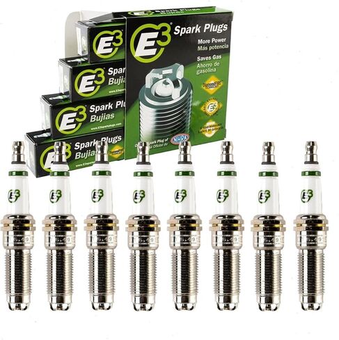 8 pc E3 Spark Plugs compatible with Ford F-150 5.0L V8 2011-2021 in Saudi Arabia