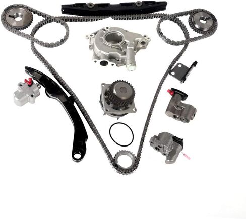 MPLUS Engine Timing Chain Kit with w/Water Pump and Oil Pump Fit for Infiniti 2003-2008 FX35 3.5L, 2003-2007 G35, 2002-2004 I35, 2006-2008 M35, For Nissan 2003-2006 350Z, 2002-2003 Maxima in Saudi Arabia
