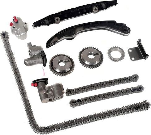 MPLUS Engine Timing Chain Kit with w/Water Pump and Oil Pump Fit for Infiniti 2003-2008 FX35 3.5L, 2003-2007 G35, 2002-2004 I35, 2006-2008 M35, For Nissan 2003-2006 350Z, 2002-2003 Maxima in Saudi Arabia
