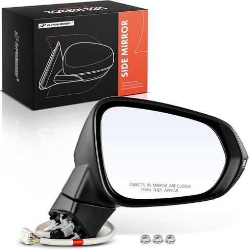 A-Premium Passenger Side Power Door Mirror Compatible with Lexus NX200t 2015-2017, NX300 2018, NX300h 2015-2018 - Heated Manual Folding Black w/Turn Signal Indicator w/o Blind Spot Detection in Saudi Arabia