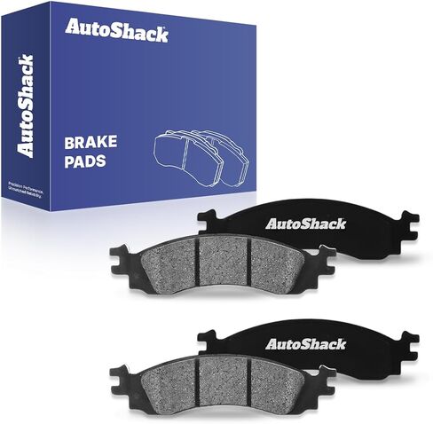 AutoShack Front Ceramic Brake Pad Set | Replacement for 2006-2010 Ford Explorer 2010-2012 Ford Taurus 2006-2010 Mercury Mountaineer | 4-PC in Saudi Arabia