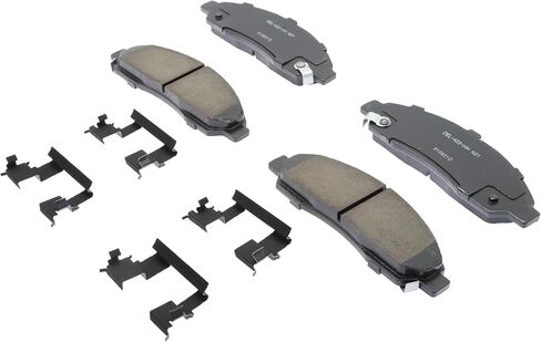ACDelco Gold 17D1039CHF1 (19427985) مجموعة وسادات الفرامل القرصية الأمامية المصنوعة من السيراميك مع مشابك in Saudi Arabia