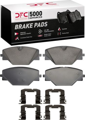 Dynamic Friction Company Rear 5000 Advanced Brake Pads - Ceramic, Hardware Included| For 2022-2024 Land Rover Range Rover in Saudi Arabia