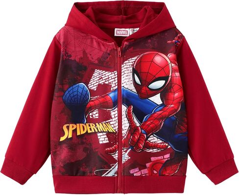 Marvel Zip Up Hoodie Spiderman Hooded Sweatshirt Lightweight Cardigan Spider-Verse Venom Outfit Toddler Boy Girl Kids 2-12Y in Saudi Arabia