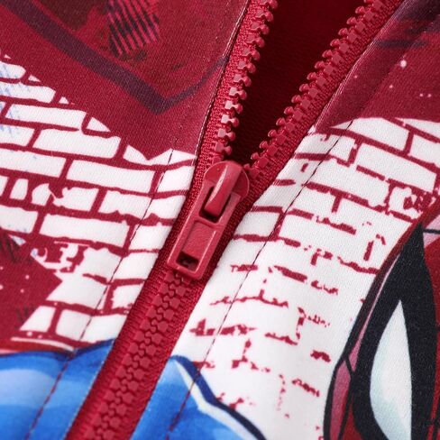 Marvel Zip Up Hoodie Spiderman Hooded Sweatshirt Lightweight Cardigan Spider-Verse Venom Outfit Toddler Boy Girl Kids 2-12Y in Saudi Arabia