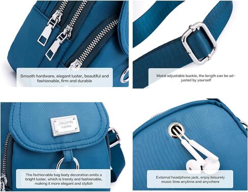 Crossbody Bags for Women Lightweight Nylon Phone Purse Small Travel Wallet in Saudi Arabia