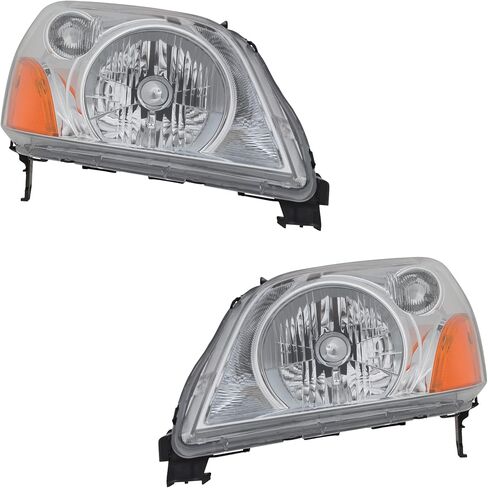 مصباح أمامي جانبي للسائق والراكب من Garage-Pro لسيارة Honda Pilot 2003-2005 هالوجين يناسب EX وEX-L وLX يستبدل # 33101S9VA01، 33151S9VA01 in Saudi Arabia